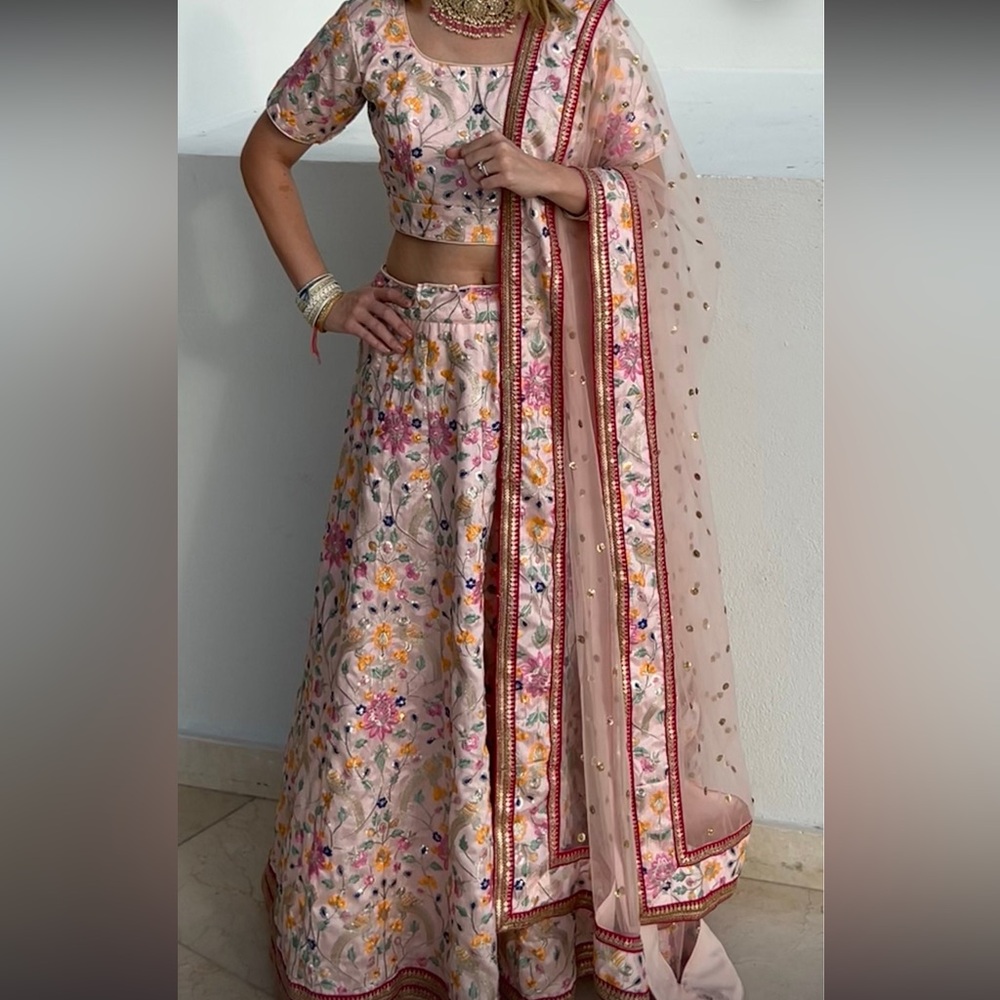 Women’s Floral Embroidered Lehenga